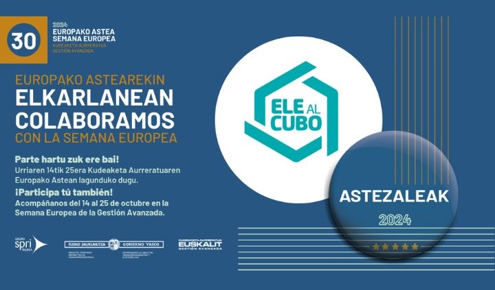 Ele Al Cubo se une a la Semana Europea de la Gestión Avanzada